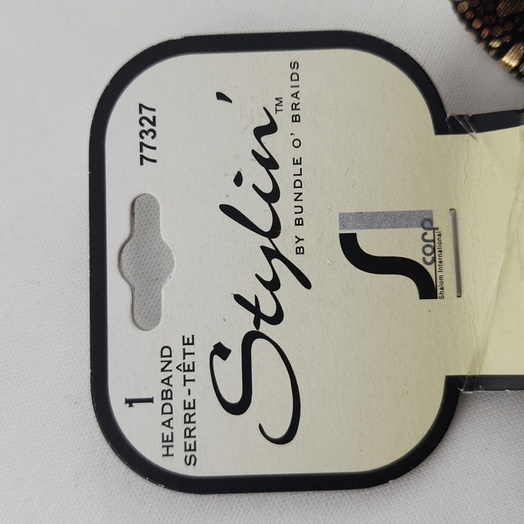 3 New Girl's Colourful Headbands with Butterfly & Bows Sequins Gold Print - Picture 9 of 10